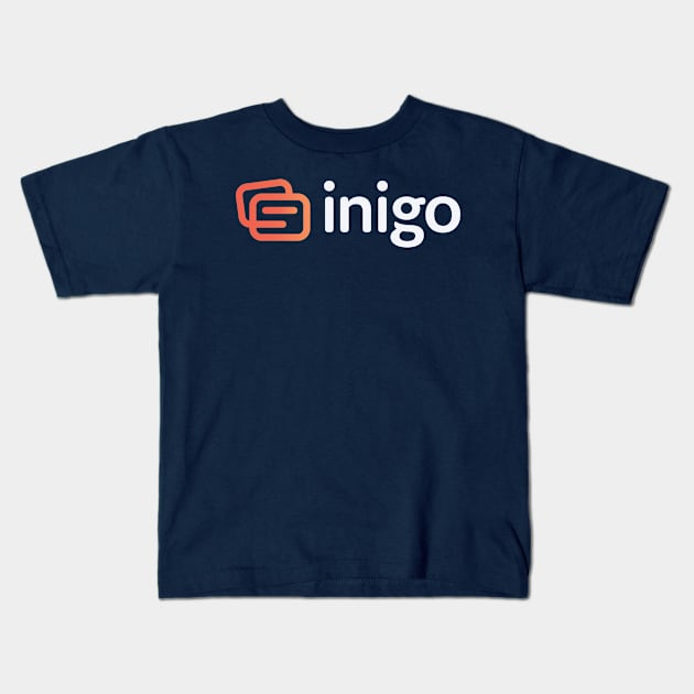 Inigo 2017 Light Logo Kids T-Shirt by Inigoapp